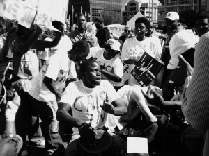 Drumming and dancing